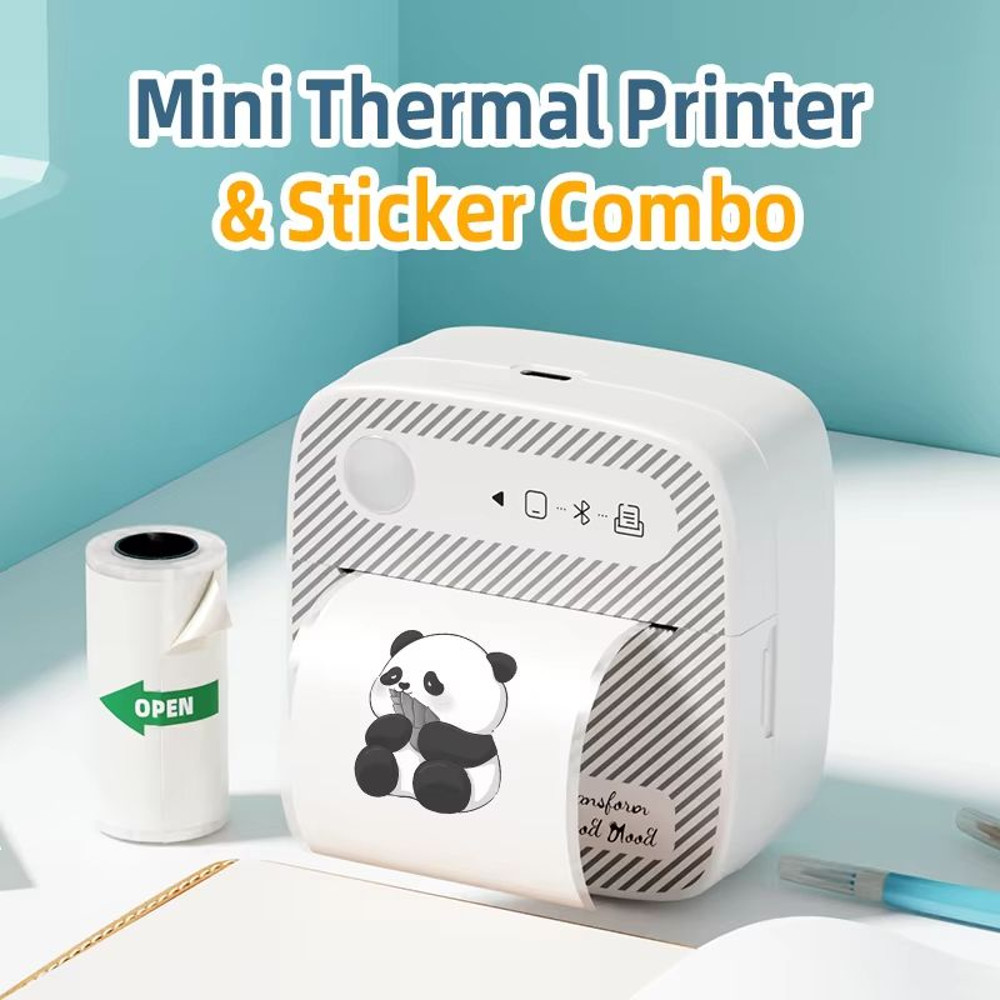 DOLEWA B3 Portable Mini Printer  Wireless Bluetooth Inkless Sticker  Label Maker For Office School  0