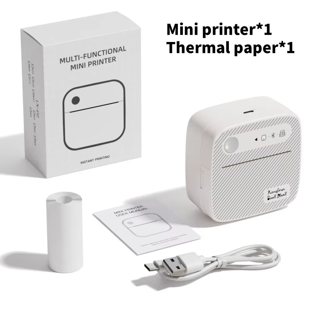 DOLEWA B3 Portable Mini Printer  Wireless Bluetooth Inkless Sticker  Label Maker For Office School  10