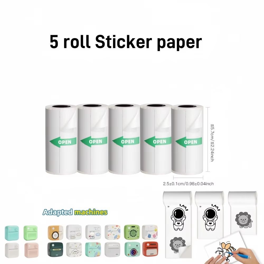 DOLEWA B3 Portable Mini Printer  Wireless Bluetooth Inkless Sticker  Label Maker For Office School  15