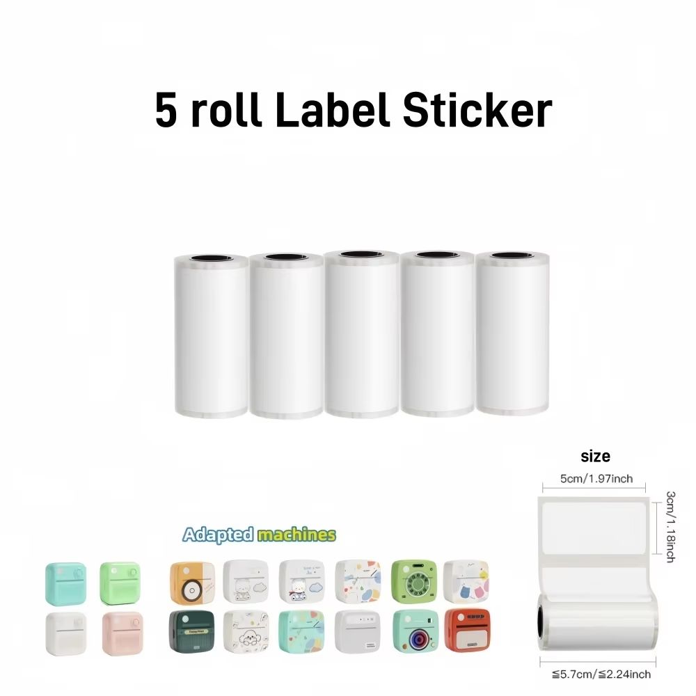 DOLEWA B3 Portable Mini Printer  Wireless Bluetooth Inkless Sticker  Label Maker For Office School  17