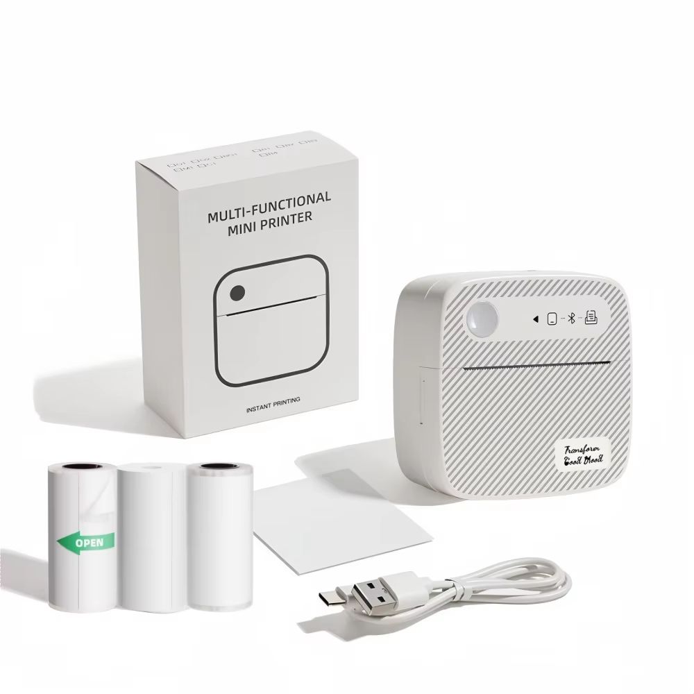 DOLEWA B3 Portable Mini Printer  Wireless Bluetooth Inkless Sticker  Label Maker For Office School  8