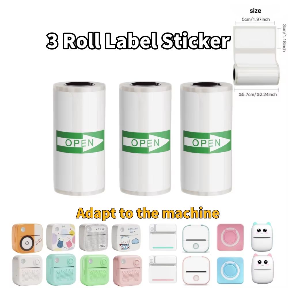 DOLEWA B3 Portable Mini Printer  Wireless Bluetooth Inkless Sticker  Label Maker For Office School  21