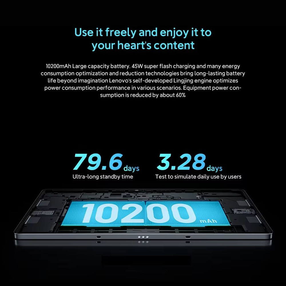 Lenovo Xiaoxin Pad Pro 2025  127 Android Tablet With Dimensity 8300 144Hz Display 128GB256GB Storag 5