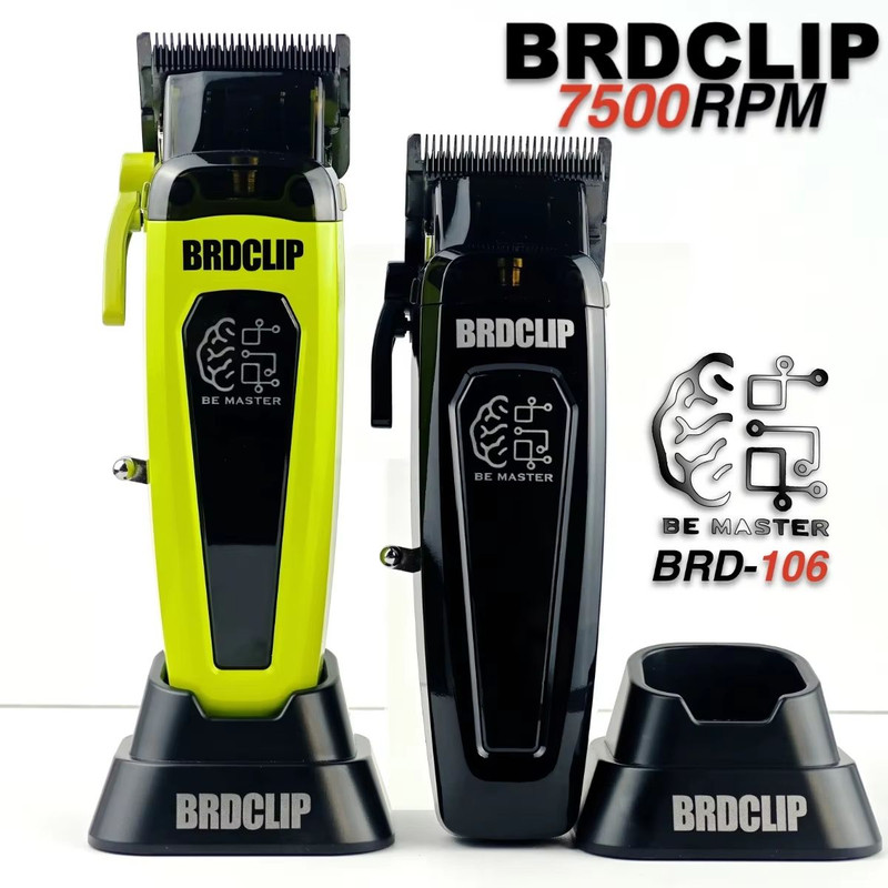 BRDCLIP BRD 106 Professional Hair Clipper  Electric Barber Trimmer For Men With 7500RPM Motor  5Adj 0