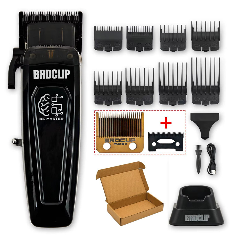 BRDCLIP BRD 106 Professional Hair Clipper  Electric Barber Trimmer For Men With 7500RPM Motor  5Adj 12