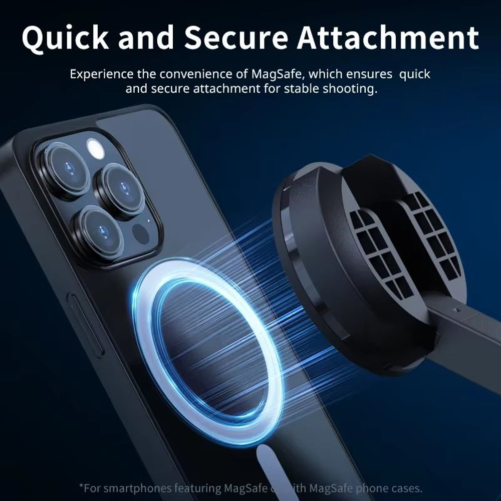 Ulanzi MT84 MagSafe Selfie Stick Tripod  153M Phone Tripod With Bluetooth Remote For IPhone Vloggin 1