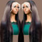 HD 360 Full Lace Wig 36 Bone Straight Human Hair Wig With PrePlucked 13x6 Lace Frontal For Women 1