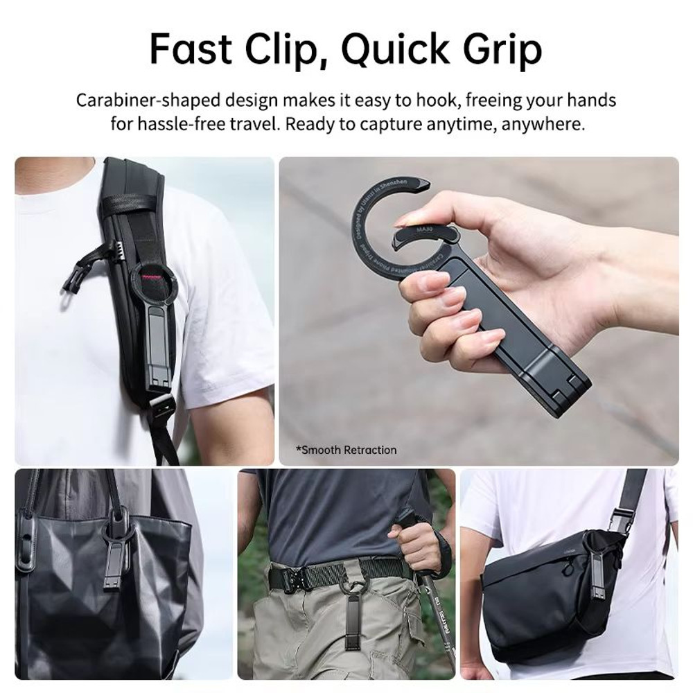 Ulanzi MA30 MagSafe Phone Tripod  DualSided Magnetic Phone Holder  Stand For IPhone Vlogging Travel 4