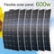 12V Flexible Solar Panel 100W600W Bendable Waterproof Monocrystalline Panel For RV Boat And Outdoo 0
