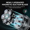 KENSEN Electric Head Shaver 6D Magnetic Bald Mens Razor With LED Display USB Rechargeable Waterpr 2