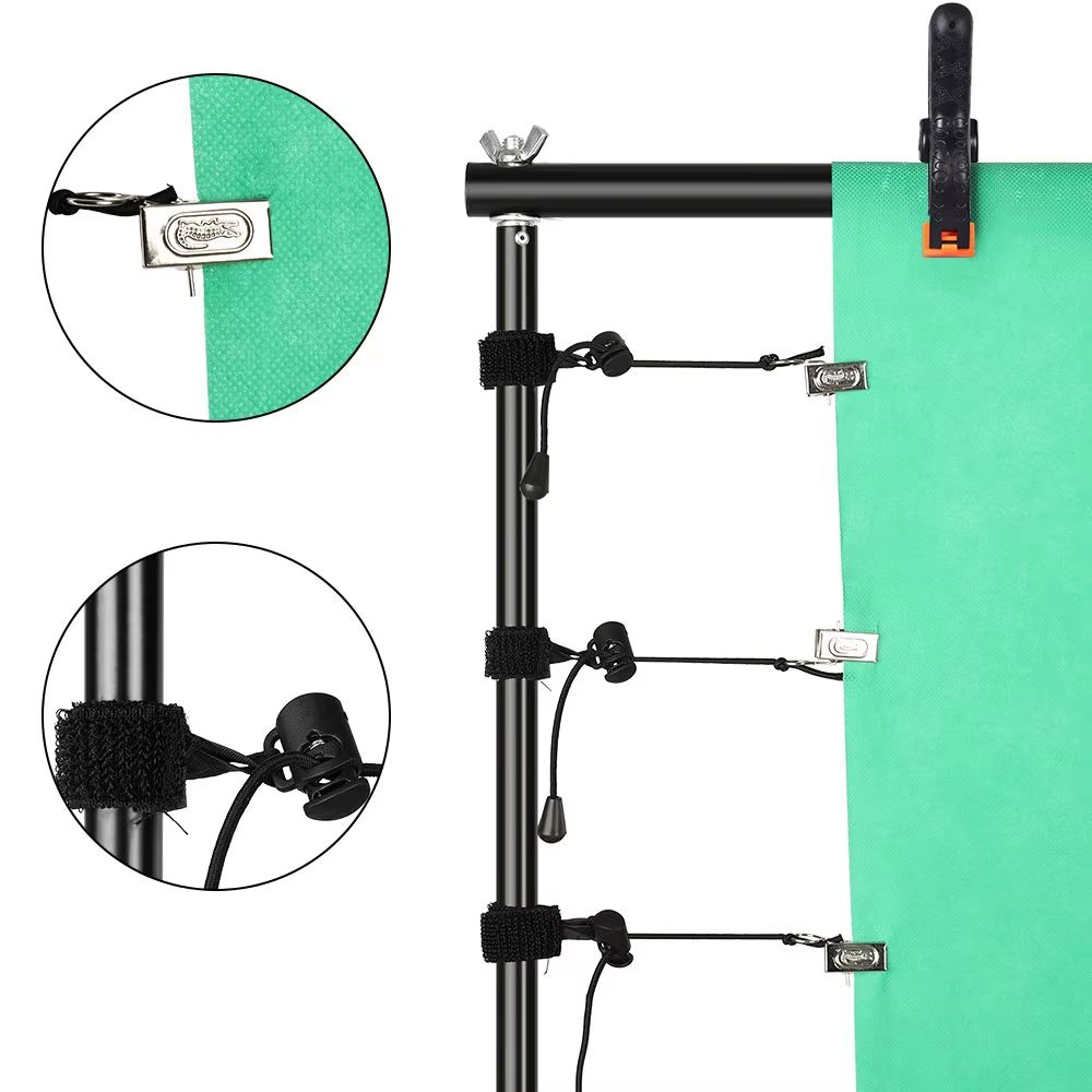 Photography Backdrop Stand  Adjustable Telescopic Background Stand For Studio Video And Party Decor 5