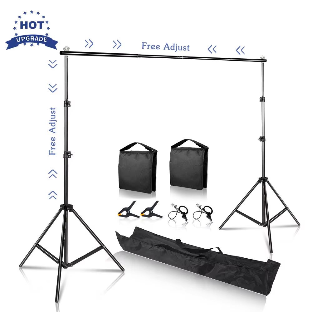 Photography Backdrop Stand  Adjustable Telescopic Background Stand For Studio Video And Party Decor 9