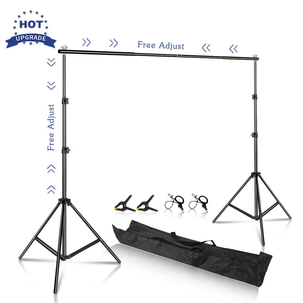 Photography Backdrop Stand  Adjustable Telescopic Background Stand For Studio Video And Party Decor 8