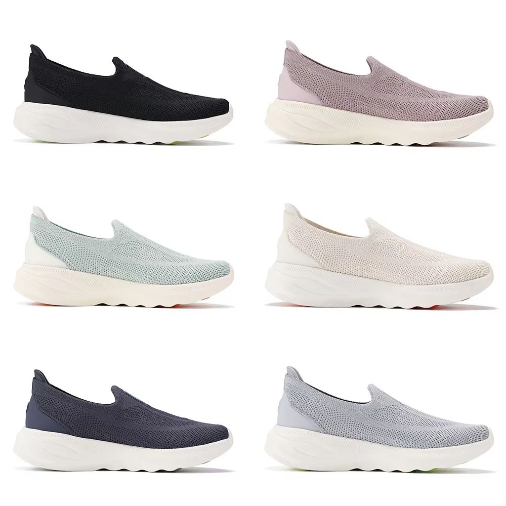 LiNing Womens SOFT GO 2 KNIT SlipOn Walking Shoes  Breathable Cushion Sneakers For Everyday Comfort 1