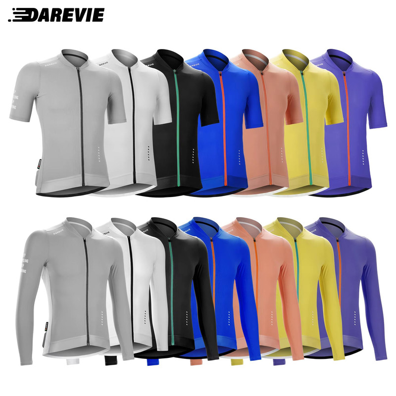 DAREVIE Pro Cycling Jersey  AntiUV SPF 50 Quick Dry Cycling Shirt With AntiSlip Design For Men  Wom 0