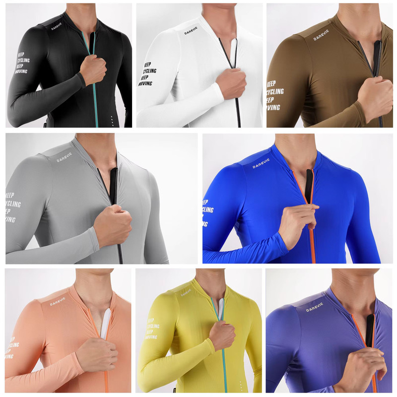 DAREVIE Pro Cycling Jersey  AntiUV SPF 50 Quick Dry Cycling Shirt With AntiSlip Design For Men  Wom 2