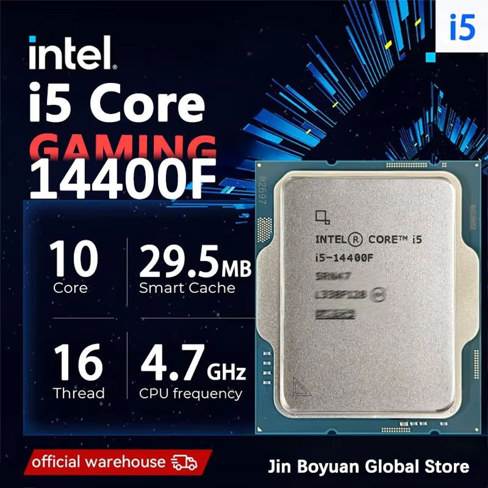 Intel Core I514400F Processor 10Core 20Thread LGA 1700 Desktop CPU Without Cooler 0