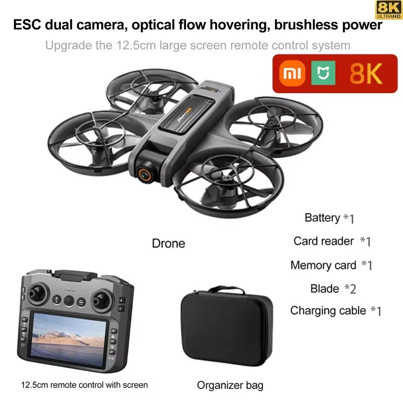 Xiaomi S156 Drone With GPS  8K Dual Camera Quadcopter Brushless Motors  360 Obstacle Avoidance 9