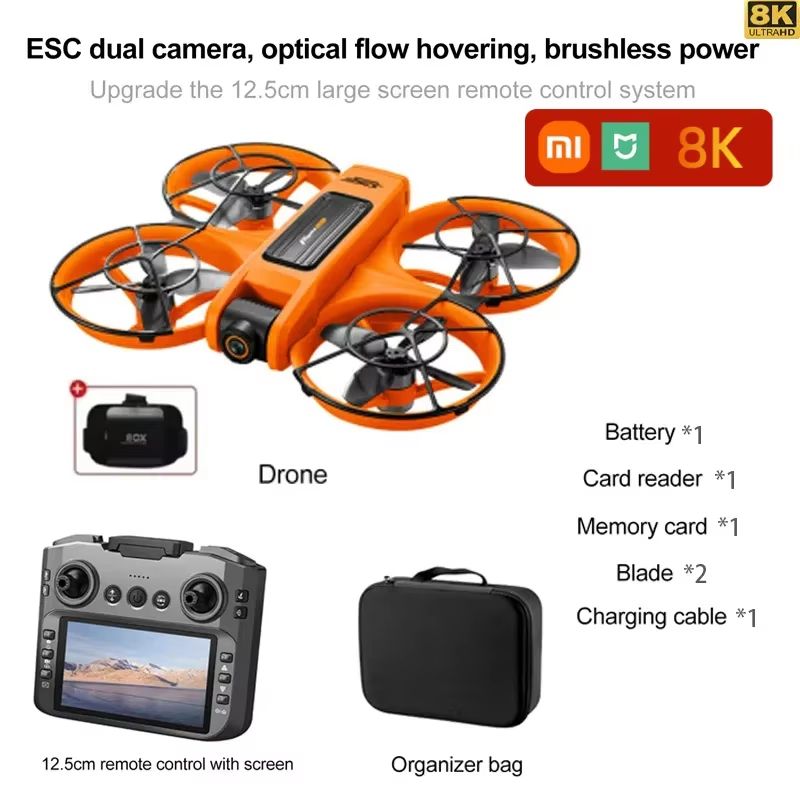 Xiaomi S156 Drone With GPS  8K Dual Camera Quadcopter Brushless Motors  360 Obstacle Avoidance 12