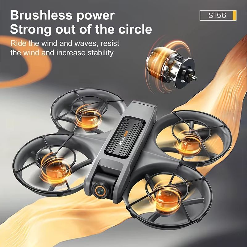 Xiaomi S156 Drone With GPS  8K Dual Camera Quadcopter Brushless Motors  360 Obstacle Avoidance 4