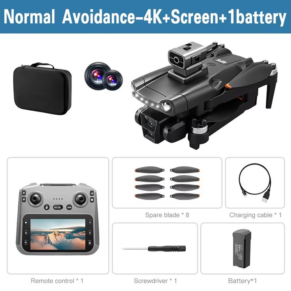 Xiaomi V198 GPS MAX Drone  8K HD Camera 5G WiFi Brushless Motors  Laser Obstacle Avoidance Folding  6