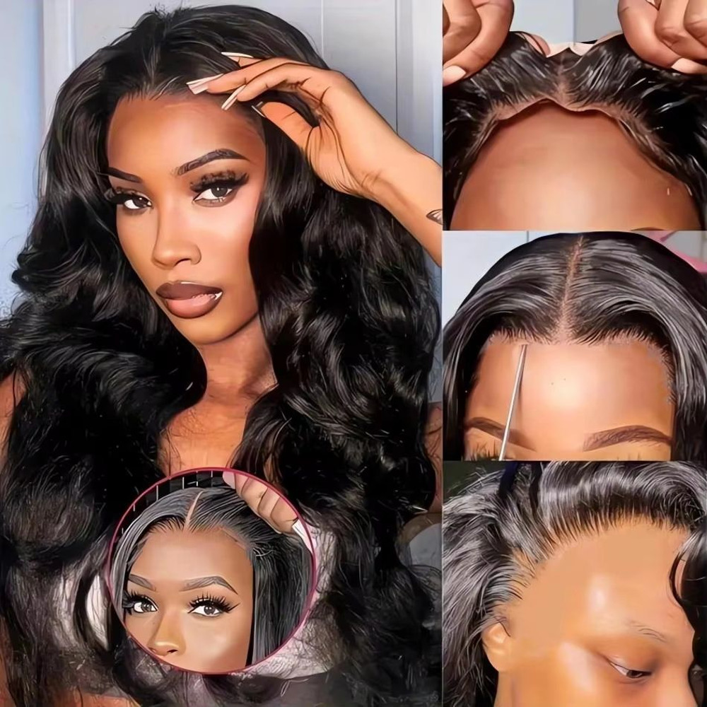 Body Wave Human Hair Wig  Glueless Lace Front Wig With 5x5 Lace Frontal Or 4x4 Brazilian Closure Re 0
