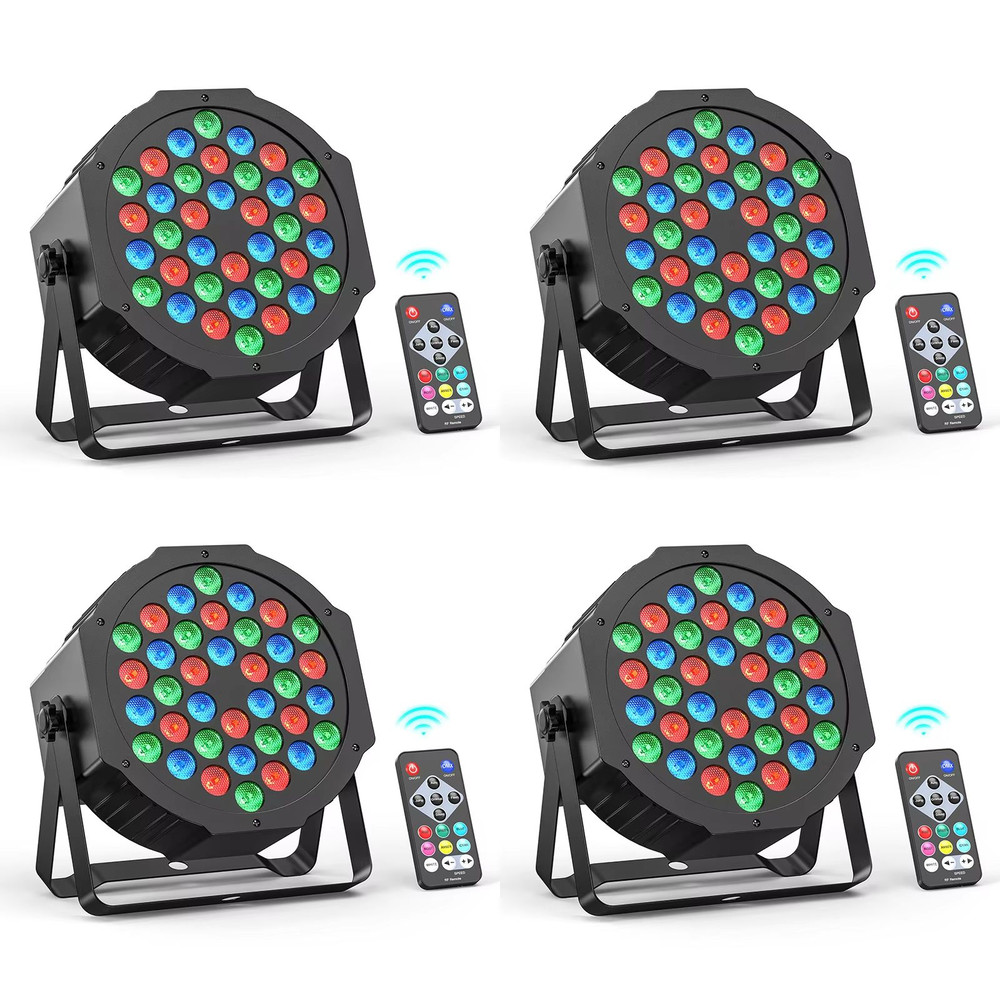 Somspot RGB Par Stage Lights  36 LED DMX  Remote Control Lighting For Parties Weddings  Live Events 6