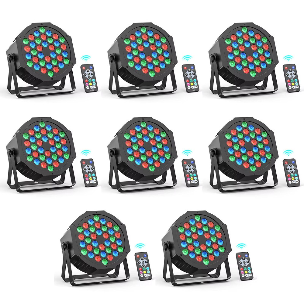 Somspot RGB Par Stage Lights  36 LED DMX  Remote Control Lighting For Parties Weddings  Live Events 7