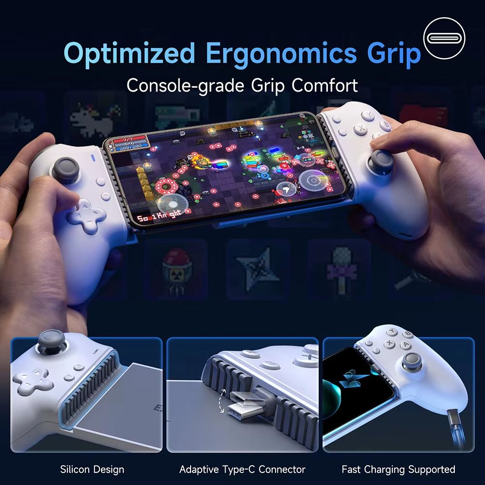 EasySMX M15 Mobile Game Controller  TypeC Hall Effect Mechanical Gamepad For Android IPhone 1516  C 2