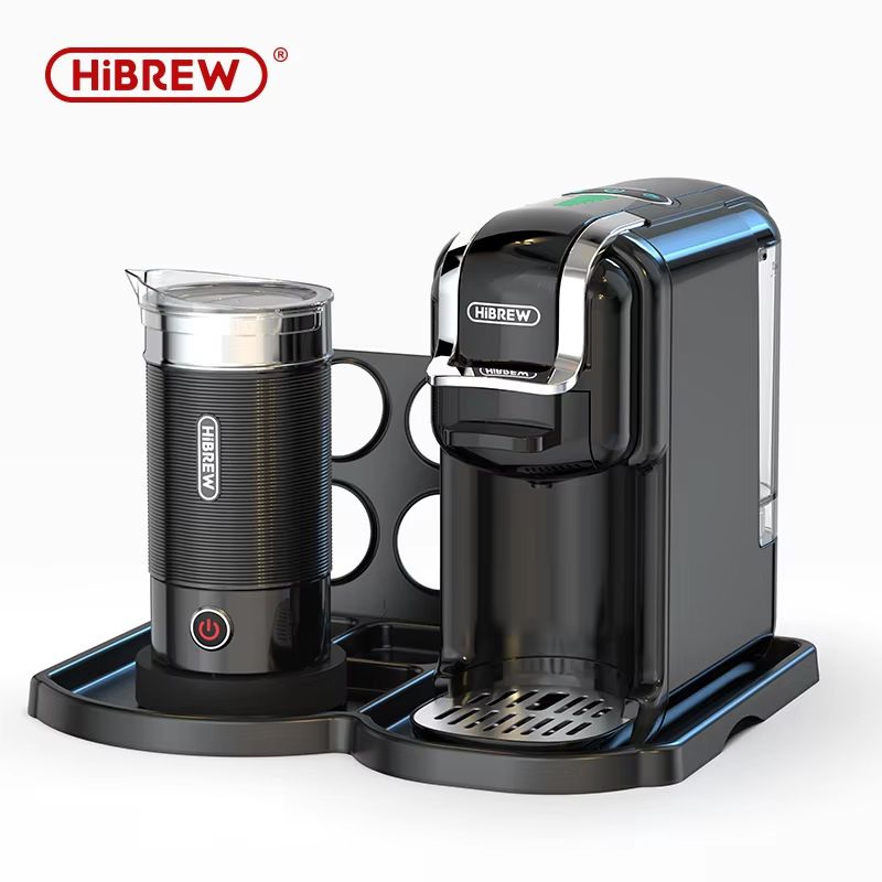 HiBREW 5in1 MultiCapsule Coffee Machine  19Bar Hot  Cold Espresso Maker Compatible With Nespresso D 7