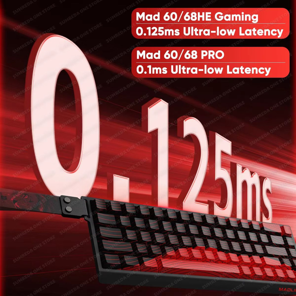 MADLIONS MAD60HE Mechanical Gaming Keyboard Magnetic Switch Wired Hot Swap 8K Polling Rate 2