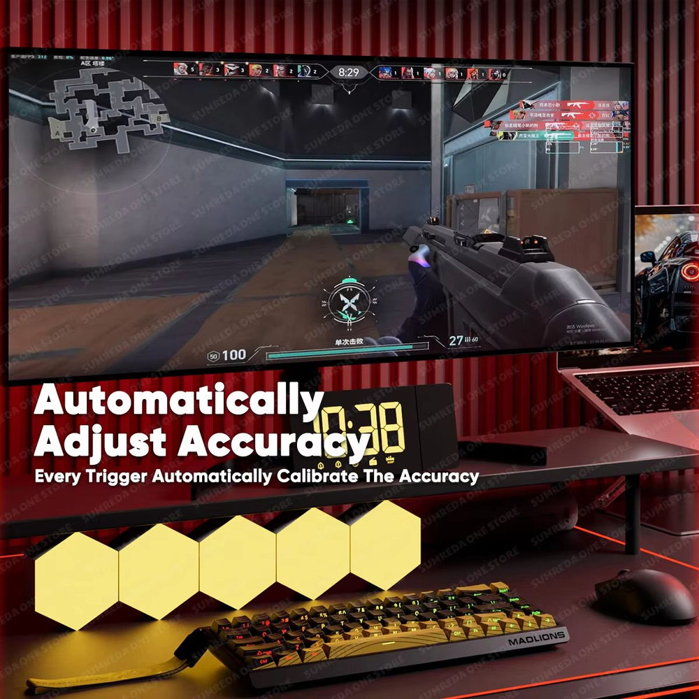 MADLIONS MAD60HE Mechanical Gaming Keyboard Magnetic Switch Wired Hot Swap 8K Polling Rate 3