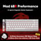 MADLIONS MAD60HE Mechanical Gaming Keyboard Magnetic Switch Wired Hot Swap 8K Polling Rate 28