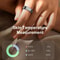 COLMI R09 Smart Ring With Charging Case Body Temperature Heart Rate And Sleep Monitor Compatible Wi 2