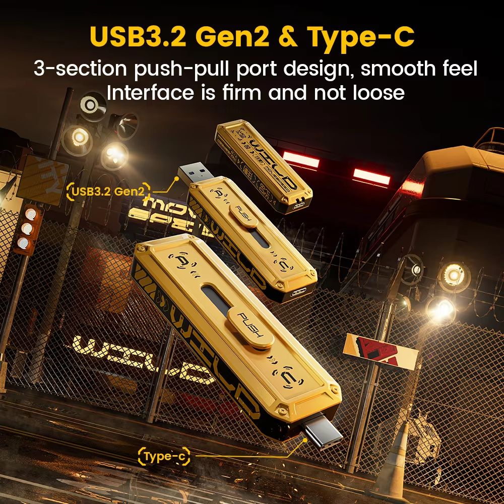 MOVESPEED USB 32 Gen 2 Solid State Flash Drive  1090MBs HighSpeed Type C Pen Drive For PC Smartphon 3