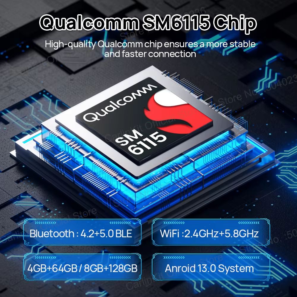 2025 CarPlay AI Box With Android 13 8Core CPU 5G WiFi GPS Wireless Android Auto Netflix Smart TV 4