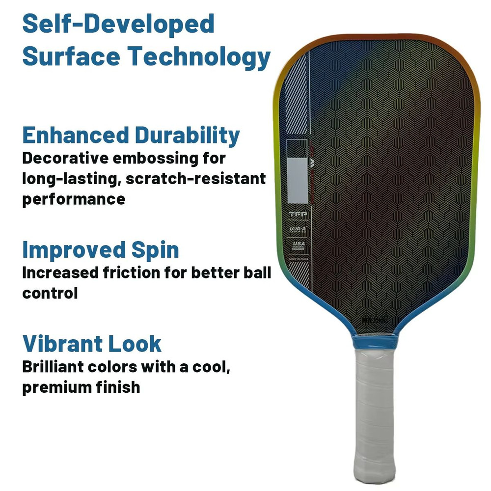 Perseus Pro IV Pickleball Paddle Gen 4 Foam Core With T700 Carbon Fiber Face 8