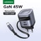 UGREEN 45W GaN Fast Charger With Retractable Cable Compact PPS QC PD 30 Power Adapter For IPhone S 0