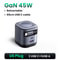 UGREEN 45W GaN Fast Charger With Retractable Cable Compact PPS QC PD 30 Power Adapter For IPhone S 6