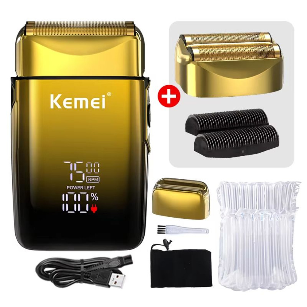 Kemei KMTX10 Professional Electric Shaver  7500RPM Beard Trimmer And Rechargeable Hair Razor For Me 9