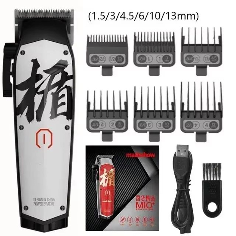 Madeshow M10 M11 Cordless Hair Clippers  Professional Barber Clipper  Haircut Machine For Men 8