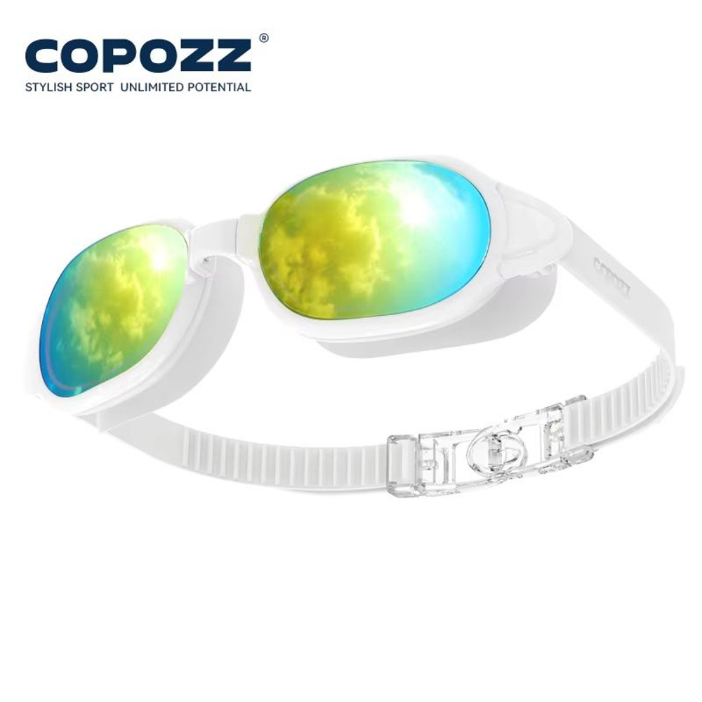 COPOZZ Prescription Swimming Goggles Professional AntiFog Myopia Swim Glasses For Men Women 5