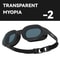 COPOZZ Prescription Swimming Goggles Professional AntiFog Myopia Swim Glasses For Men Women 20