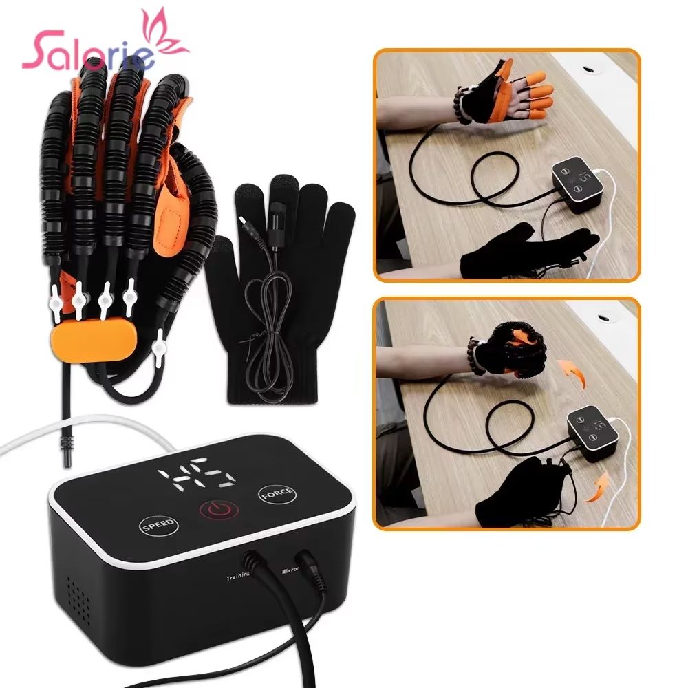 Upgraded Rehabilitation Robot Gloves  Stroke Recovery Hand Trainer For Hemiplegia Finger Exercise   0