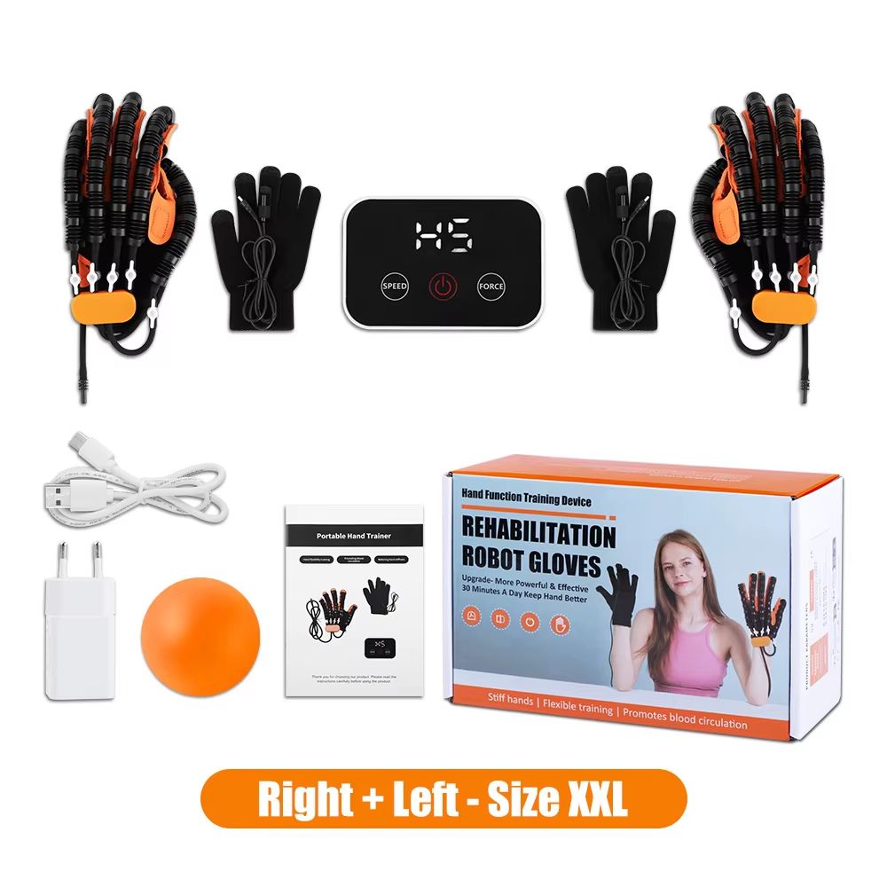 Upgraded Rehabilitation Robot Gloves  Stroke Recovery Hand Trainer For Hemiplegia Finger Exercise   20