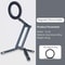 XILETU MagSafe Magnetic Phone Tripod Stand Foldable Desktop Holder With Hook For IPhone Smartphon 6