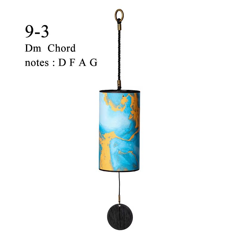 Hluru Bamboo Wind Chimes 9Rod Handcrafted Outdoor Wind Bell For Garden Patio Meditation 9