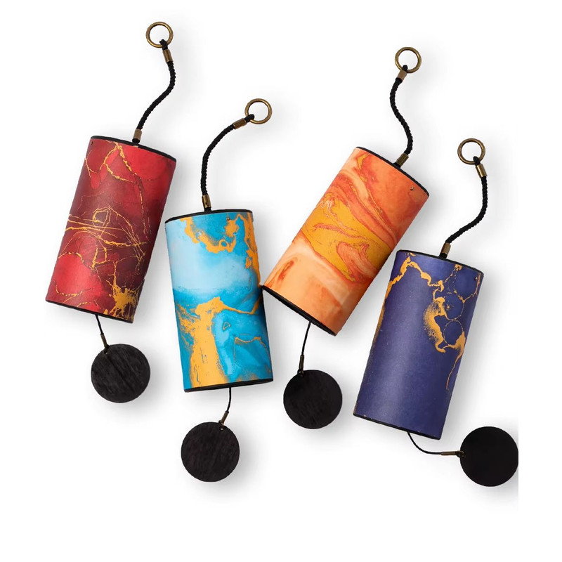 Hluru Bamboo Wind Chimes 9Rod Handcrafted Outdoor Wind Bell For Garden Patio Meditation 1