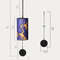 Hluru Bamboo Wind Chimes 9Rod Handcrafted Outdoor Wind Bell For Garden Patio Meditation 4