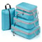Travel Compression Packing Cubes Luggage Organizer Set For Clothes Shoes Accessories 12